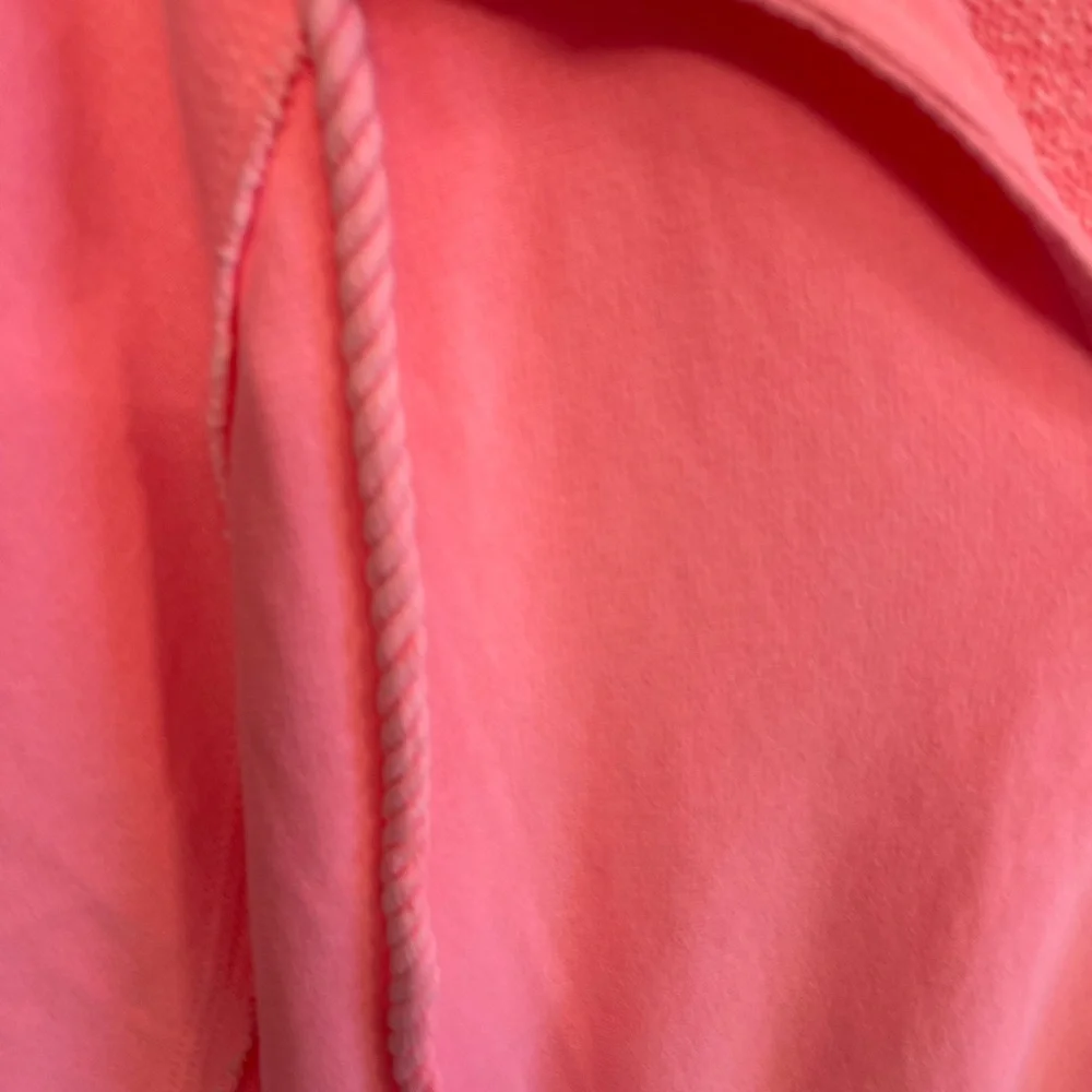 FREE PEOPLE WE THE FREE VIBRANT PINK OVERSIZED HOODIE! L - Picture 4 of 5